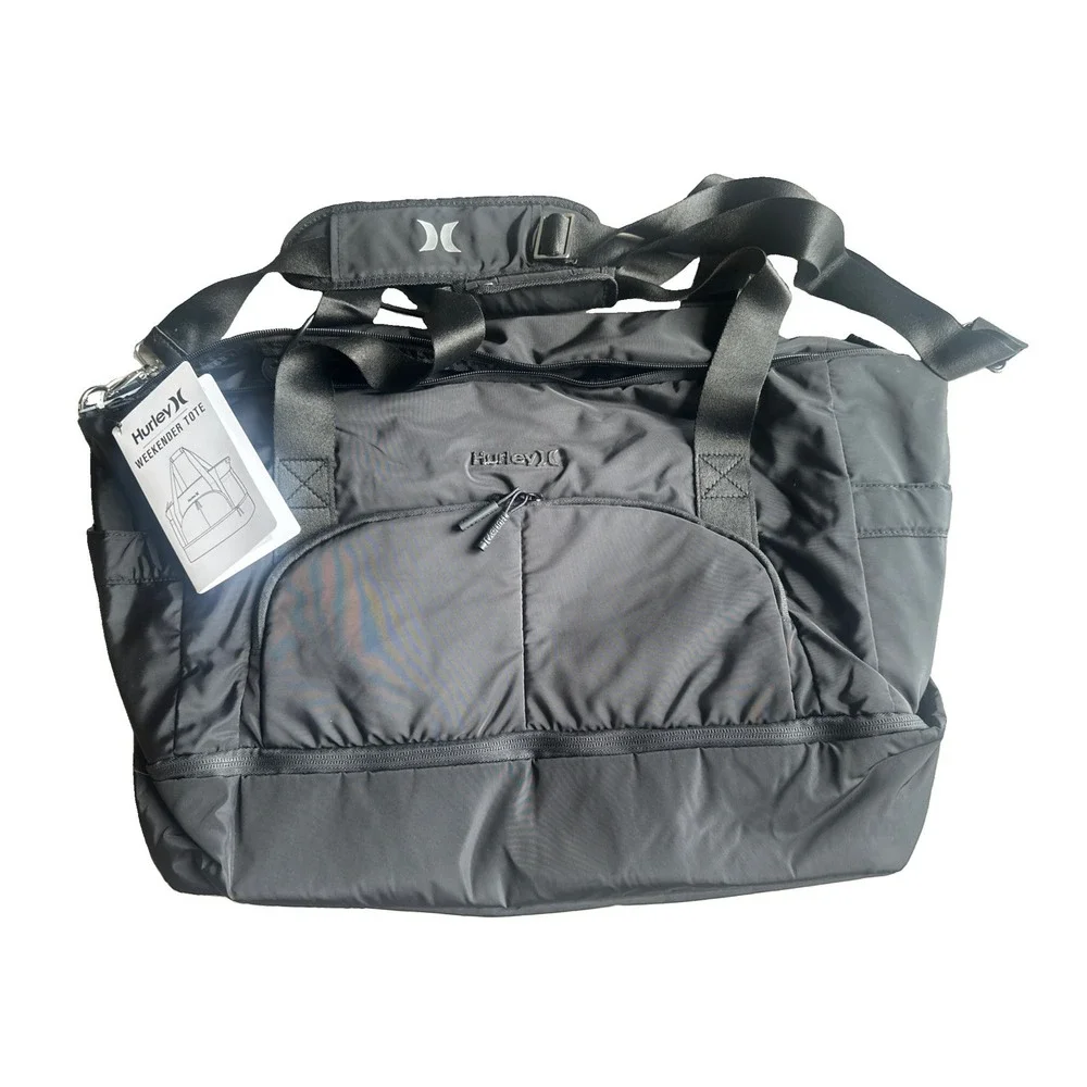 Hurley NWT Black Weekender Tote